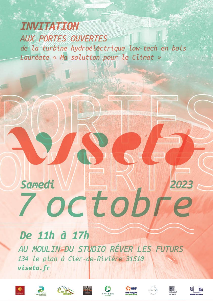 Affiche de la JPO Viseta créée par Rêver les Futurs